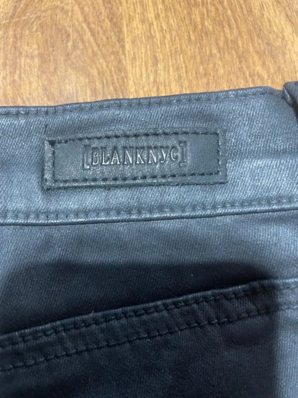 BlankNYC SPARTACUS THE GREAT JONES High Rise Skinny Black Button Fly Jeans 27 - Picture 11 of 12